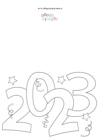 2023 Colouring Card 1