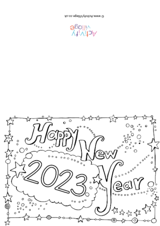 2023 Colouring Card 2