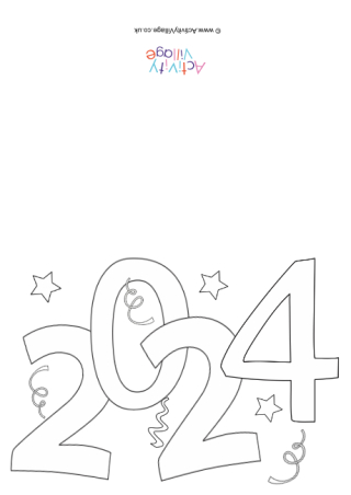 2024 Colouring Card 1