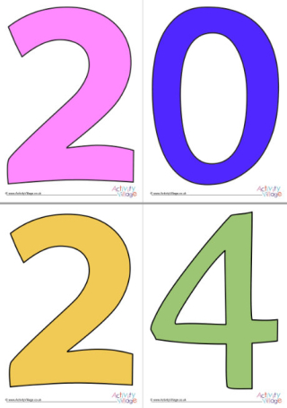 2024 Display Numbers - Colours