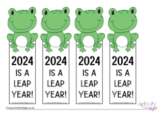 2024 Is A Leap Year Bookmarks