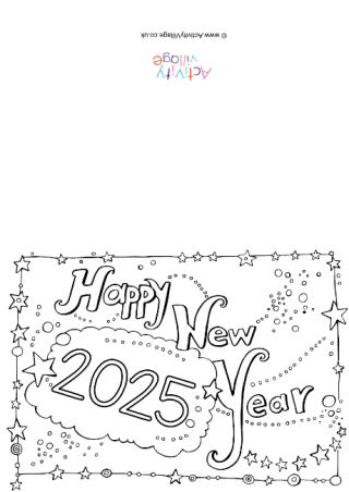 2025 Colouring Card 2