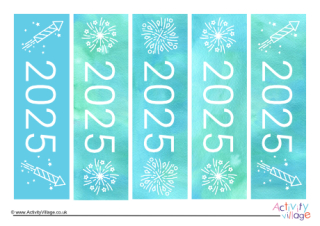 2025 Fireworks Bookmarks