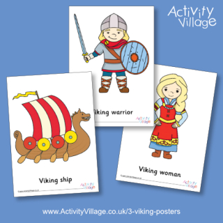 3 Viking Posters