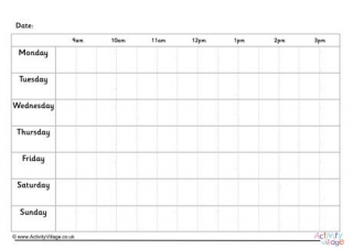 7 Day Weekly Planner 2