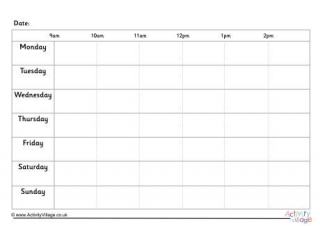 7 Day Weekly Planner 3