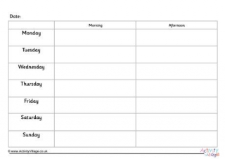 7 Day Weekly Planner 5