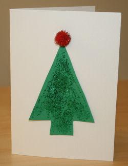Christmas Cards with Glitter