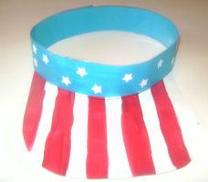 Independence Day Sun Visor