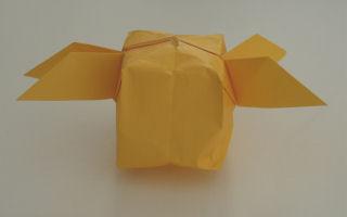 Origami Golden Snitch