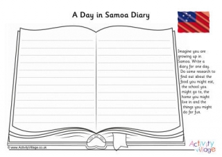 A Day In Samoa Diary