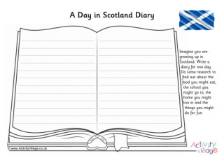 A Day In Scotland Diary