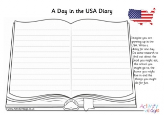 A Day In USA Diary