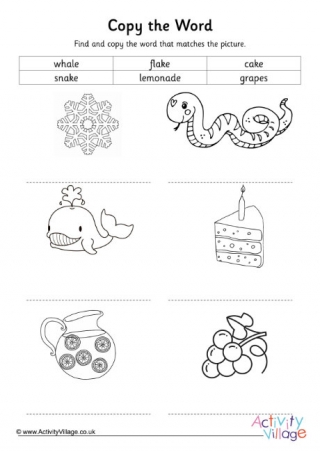 A E Split Digraph Copy The Word