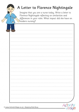 A Letter To Florence Nightingale Worksheet 2