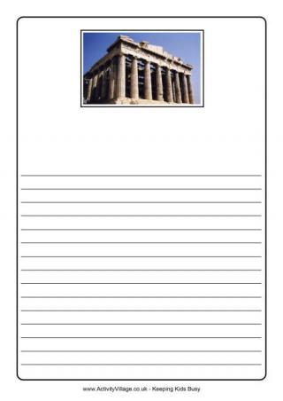 Acropolis Notebooking Page