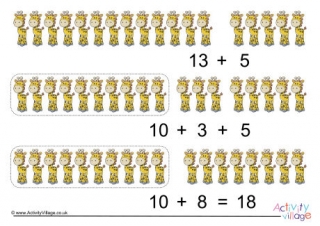 Adding by Adding Units Poster
