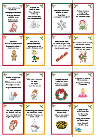 Advent Activity Cards