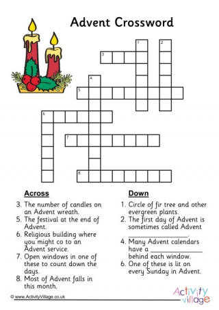 Advent Crossword