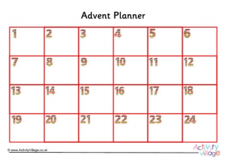 Advent Planner