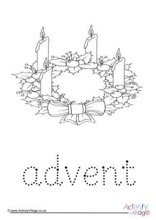 Advent Word Tracing