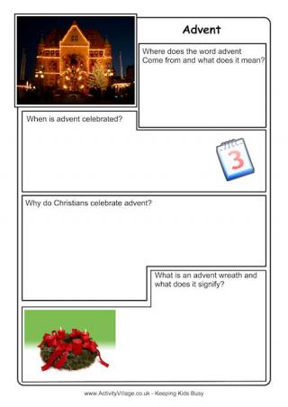 Advent Worksheet 1