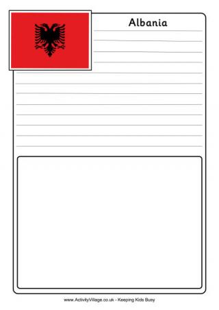 Albania Notebooking Page