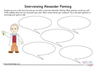 Alexander Fleming Interview Worksheet