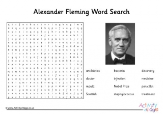 Alexander Fleming Word Search