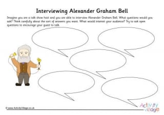 Alexander Graham Bell Interview Worksheet
