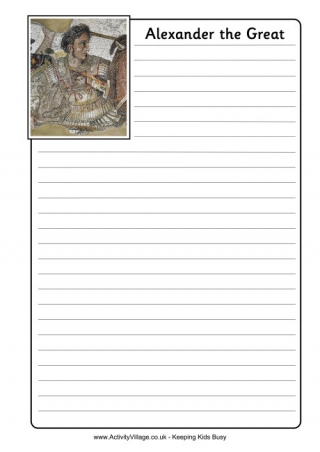 Alexander the Great Notebooking Page