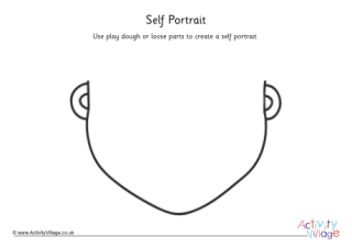 All About Me - Play Dough Self Portrait 