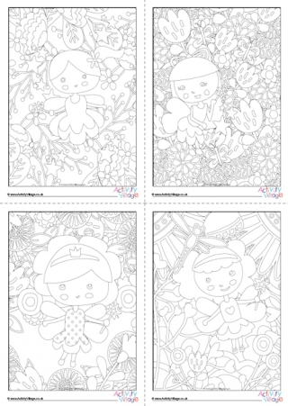 All Fairy Colouring Pages