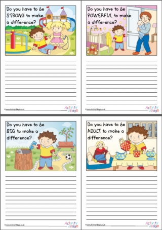 All Making A Difference Story Paper