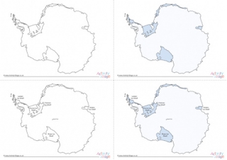 Printable Maps of Antarctica