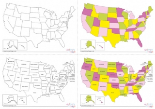 Printable Maps of the United States