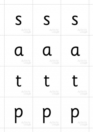 All Phase Two Letters - Tiles - Borderless
