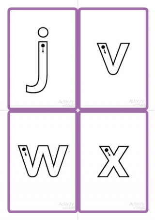 All Phase Three Letters - Flash Cards - Arrows
