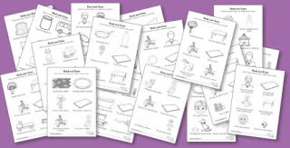 All Phase Three Read and Draw Worksheets