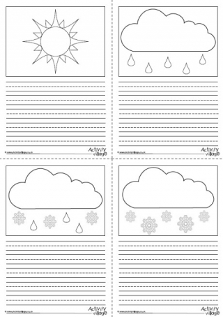 All Weather Symbol Story Paper