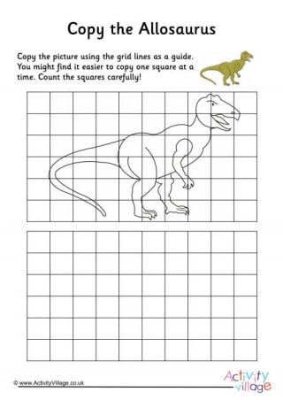 Allosaurus Grid Copy