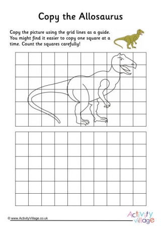 Allosaurus Grid Copy