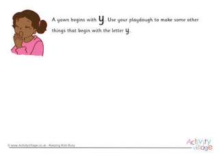 Letter Y Printables