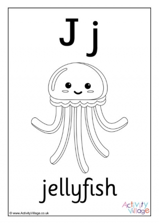 letter j colouring pages