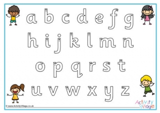 Alphabet Finger Tracing