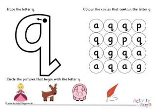 Letter Q Printables