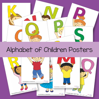 Alphabet of Children Posters