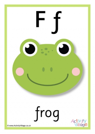 Alphabet Poster F 
