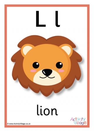 Alphabet Poster L