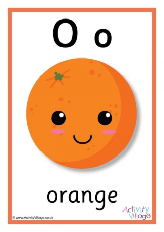 Alphabet Poster O